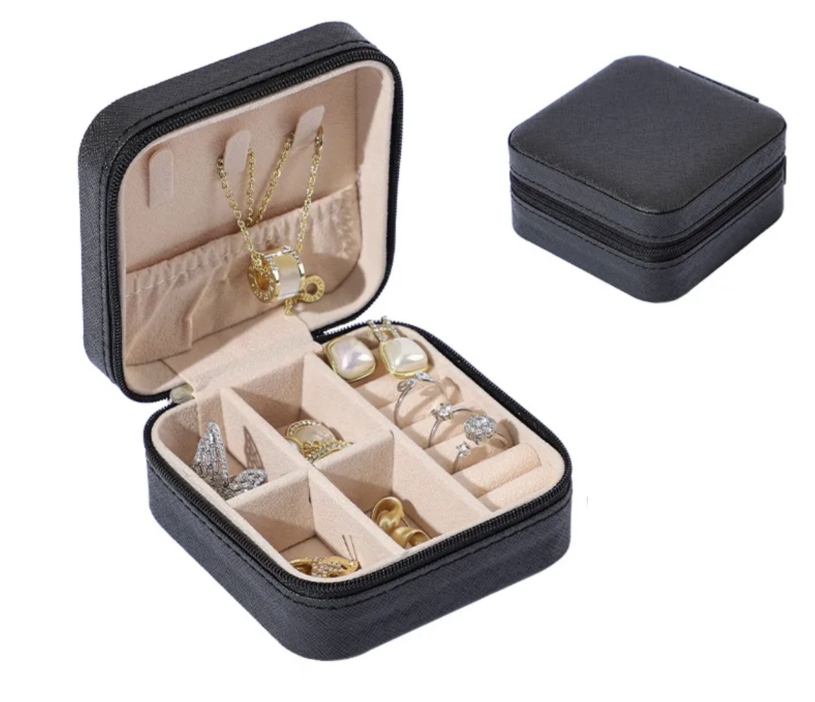 Varsity Collection Small Square Jewelry Case