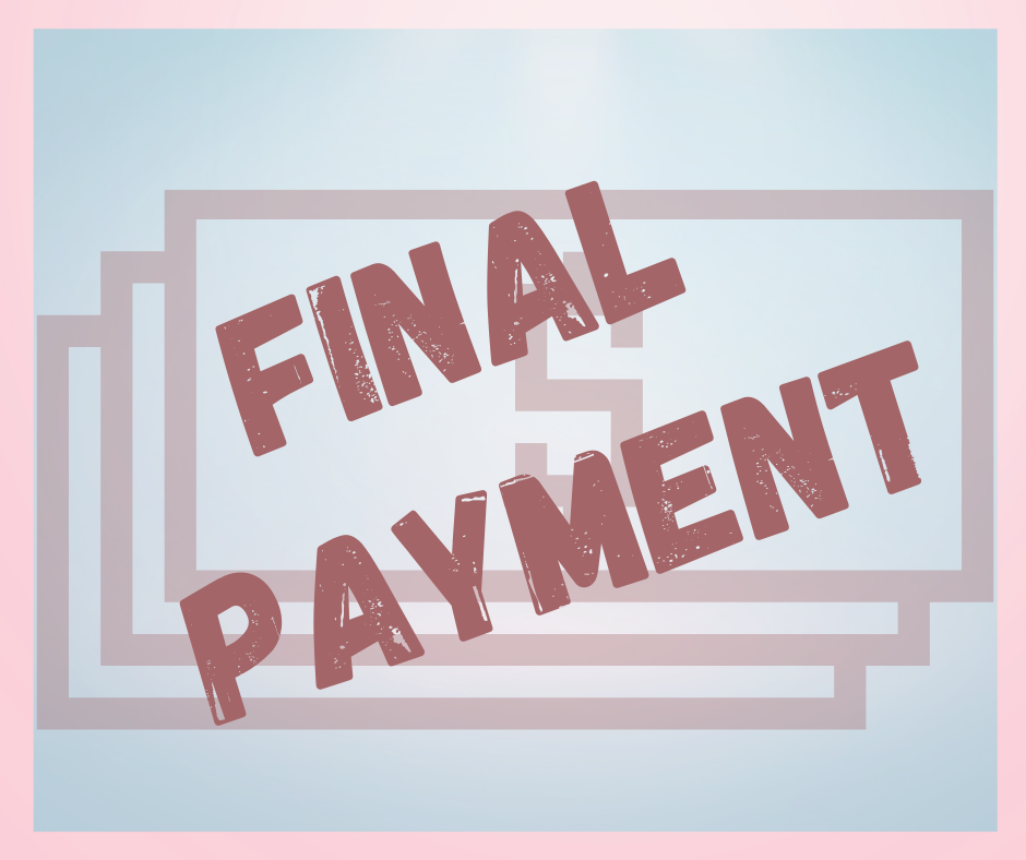 Final Event Rental Payment