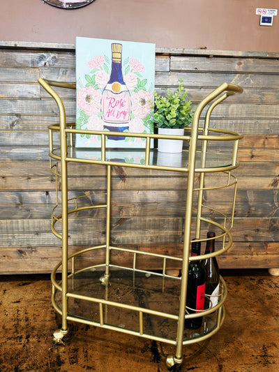 Gold Rolling Cart (Event Use)