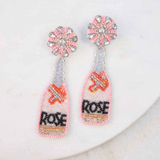 Rose' Bottle Earrings