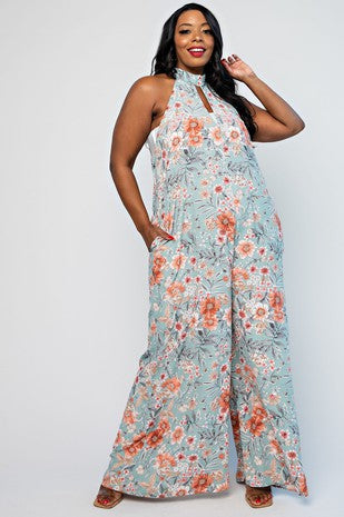 Floral  Jumpsuit