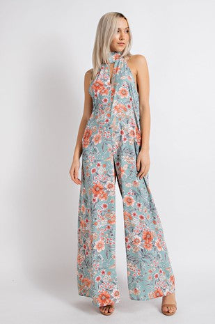 Floral  Jumpsuit